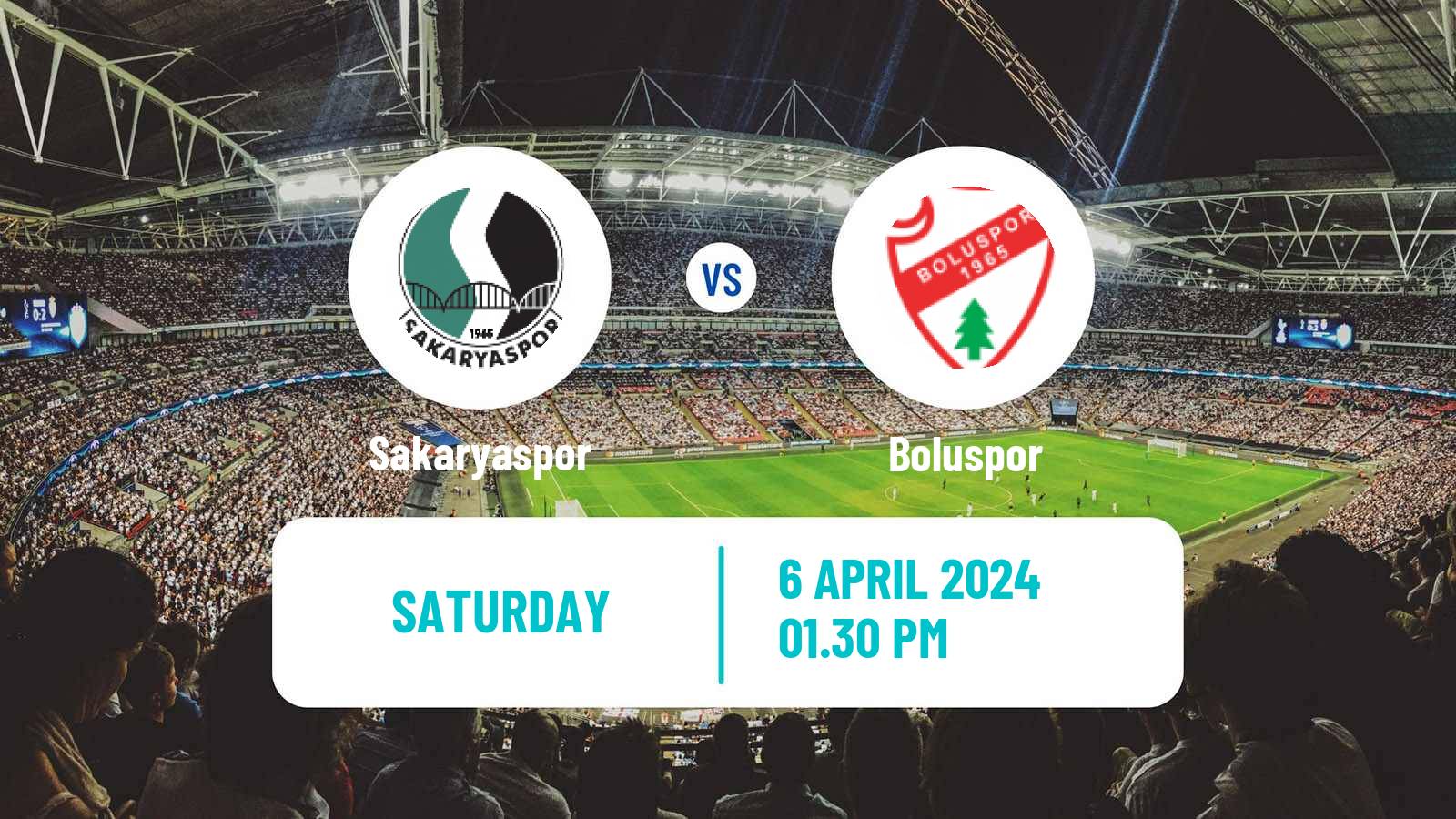 Soccer Turkish First League Sakaryaspor - Boluspor
