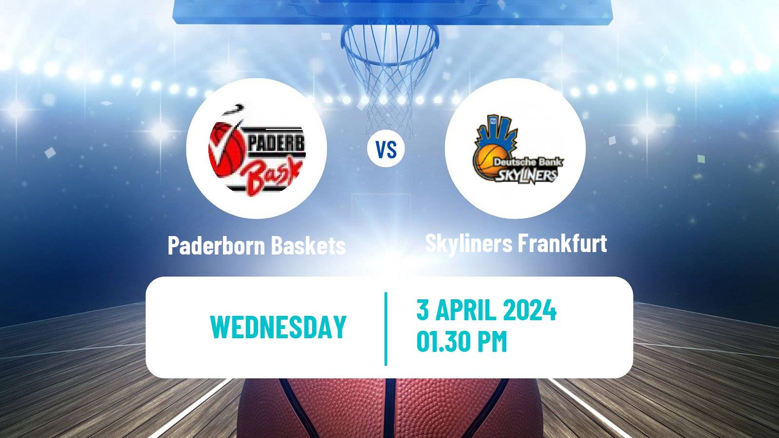 Basketball German Pro A Basketball Paderborn Baskets - Skyliners Frankfurt