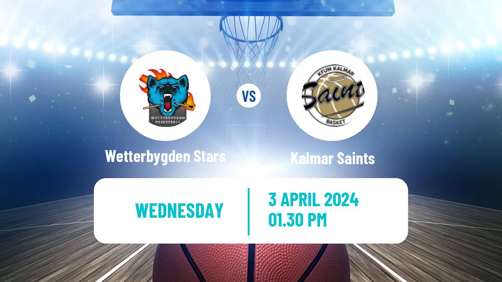 Basketball Swedish Superettan Basketball Wetterbygden Stars - Kalmar Saints