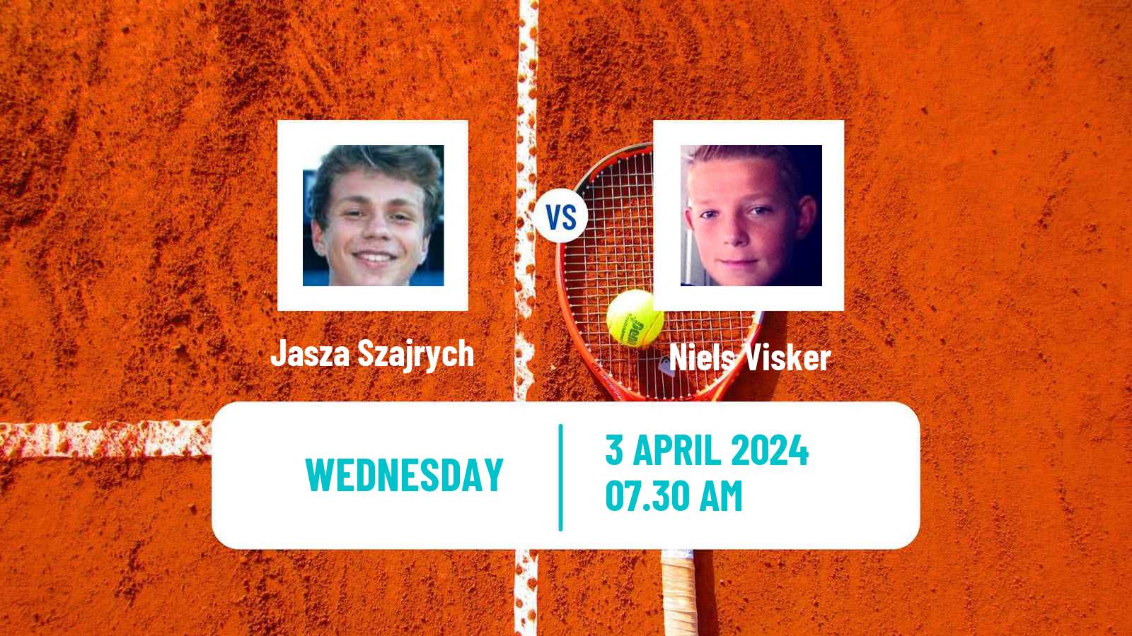 Tennis ITF M15 Antalya 9 Men Jasza Szajrych - Niels Visker