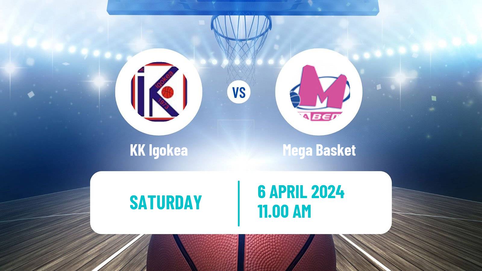 Basketball Adriatic League Igokea - Mega Basket
