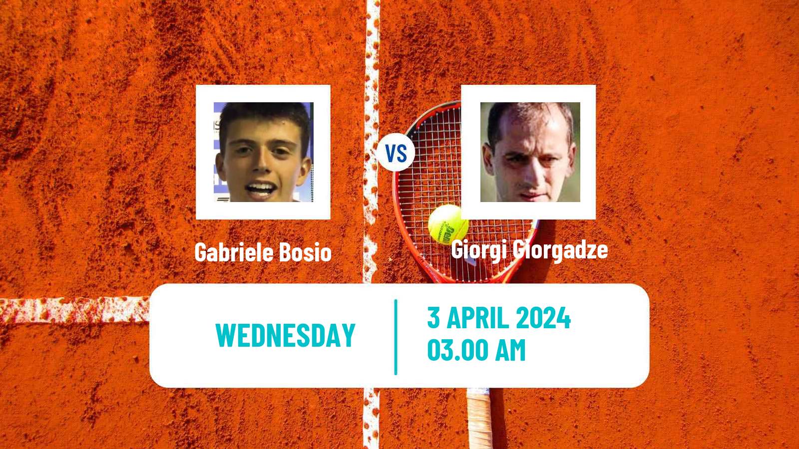 Tennis ITF M15 Antalya 9 Men Gabriele Bosio - Giorgi Giorgadze
