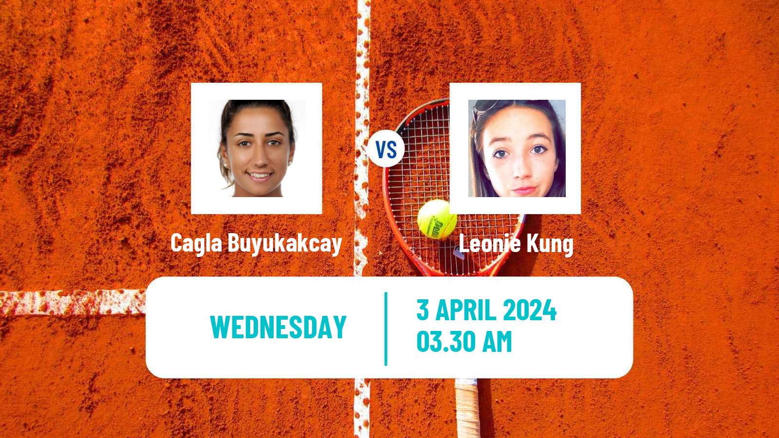 Tennis ITF W35 Santa Margherita Di Pula 2 Women Cagla Buyukakcay - Leonie Kung