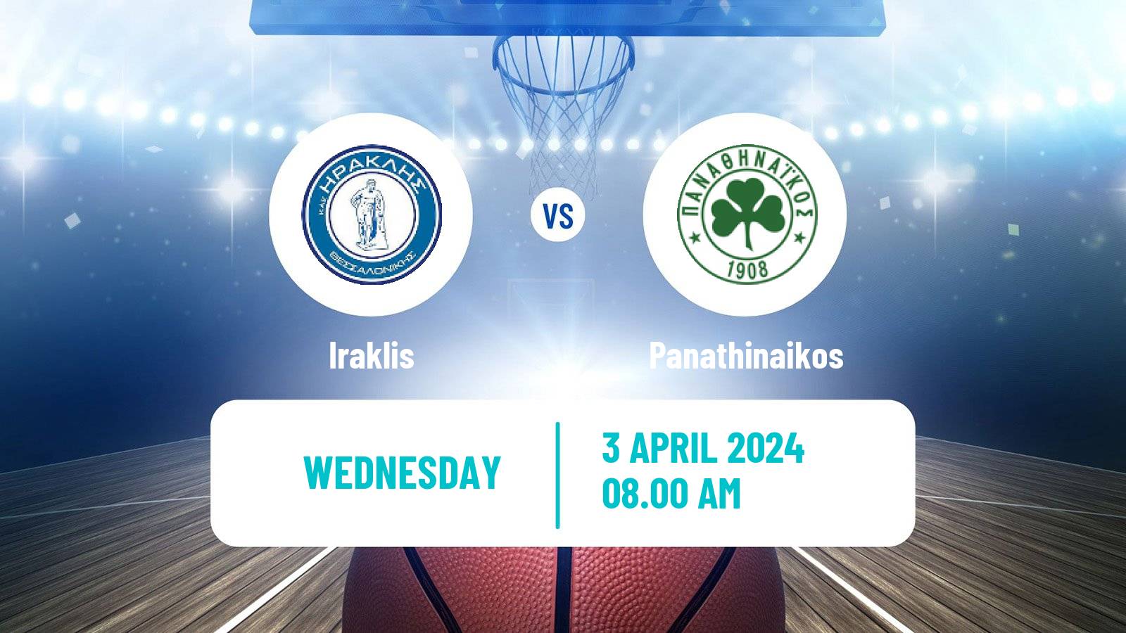 Basketball Greek Basket League A1 Women Iraklis - Panathinaikos