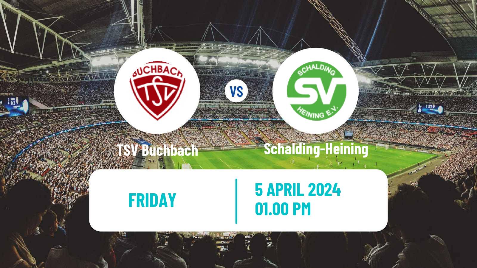 Soccer German Regionalliga Bayern Buchbach - Schalding-Heining