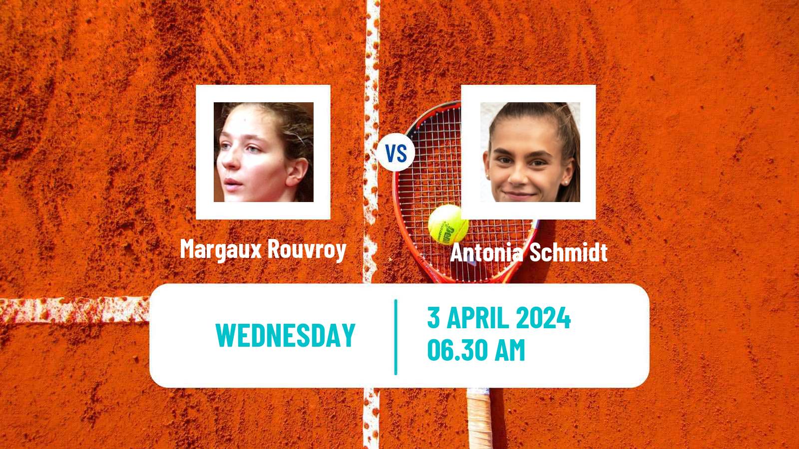 Tennis ITF W35 Hammamet 3 Women Margaux Rouvroy - Antonia Schmidt