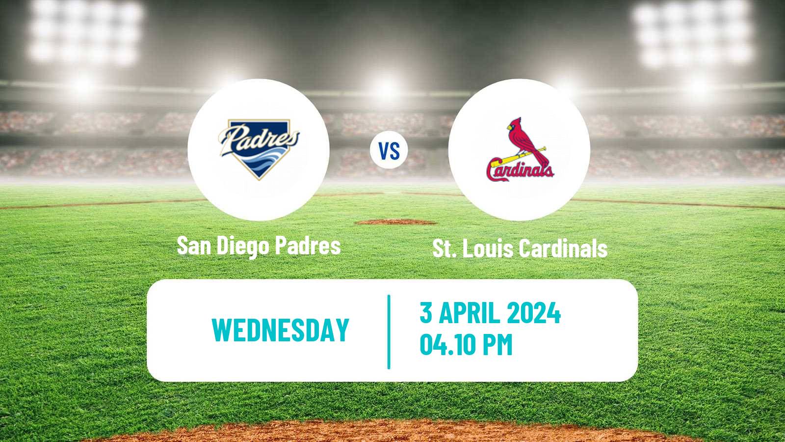 Baseball MLB San Diego Padres - St. Louis Cardinals