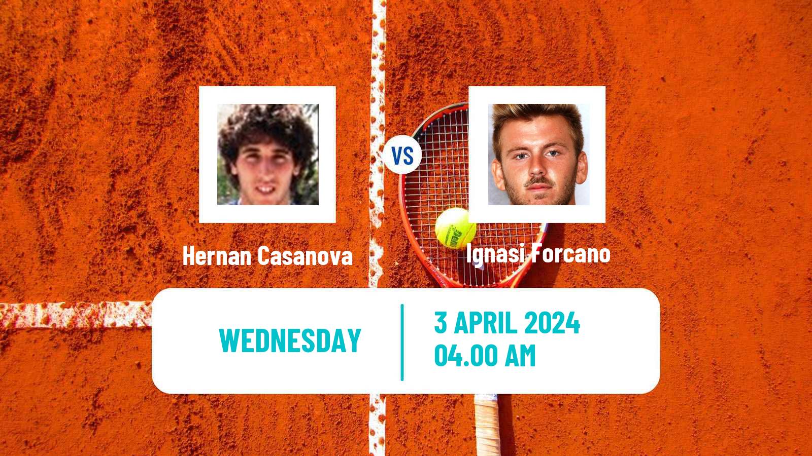 Tennis ITF M25 Reus Men Hernan Casanova - Ignasi Forcano