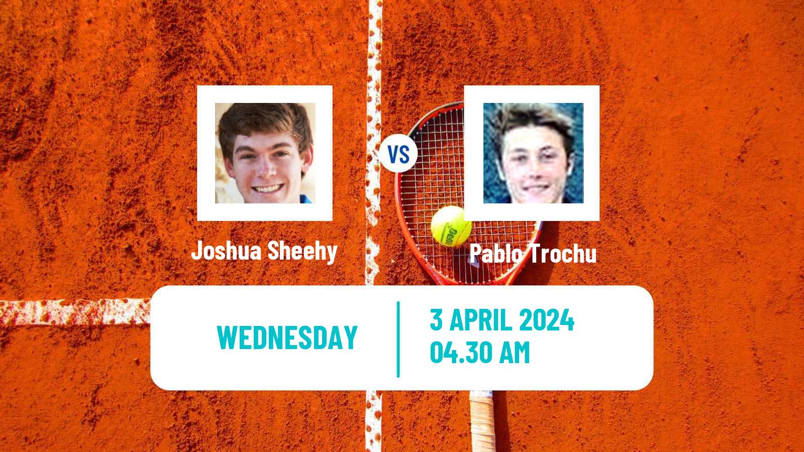 Tennis ITF M15 Monastir 14 Men Joshua Sheehy - Pablo Trochu