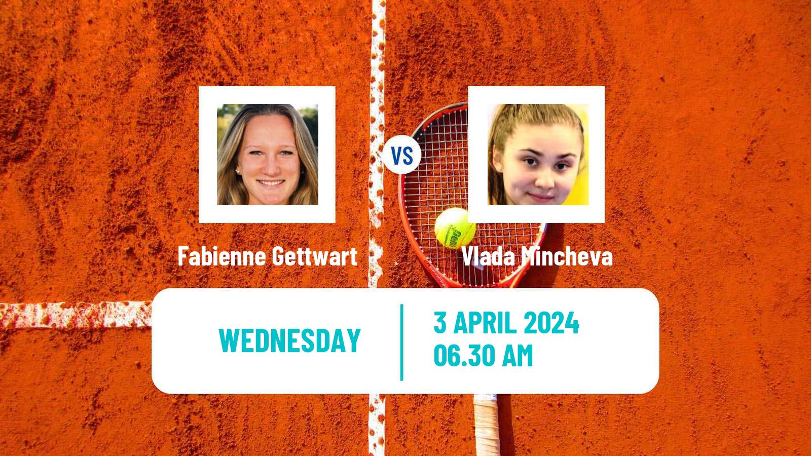 Tennis ITF W15 Sharm Elsheikh 9 Women Fabienne Gettwart - Vlada Mincheva