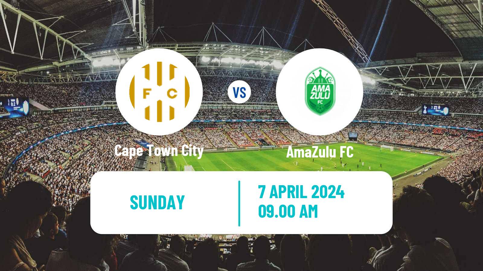 Soccer South African Premier Soccer League Cape Town City - AmaZulu
