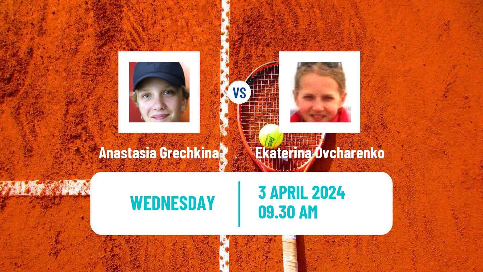 Tennis ITF W15 Antalya 8 Women Anastasia Grechkina - Ekaterina Ovcharenko