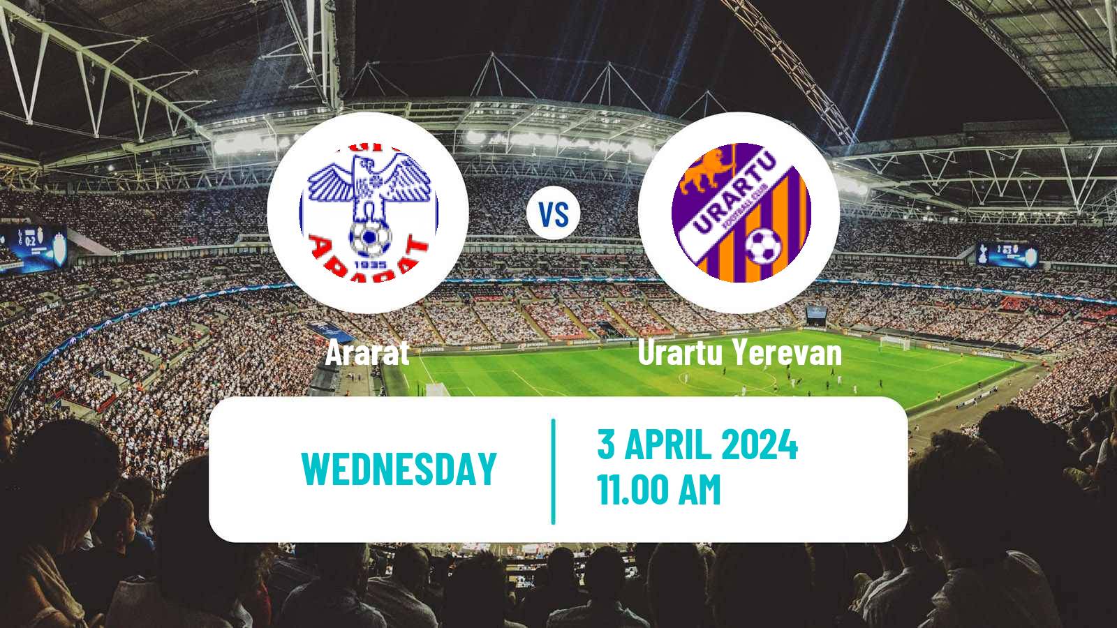 Soccer Armenian Premier League Ararat - Urartu Yerevan