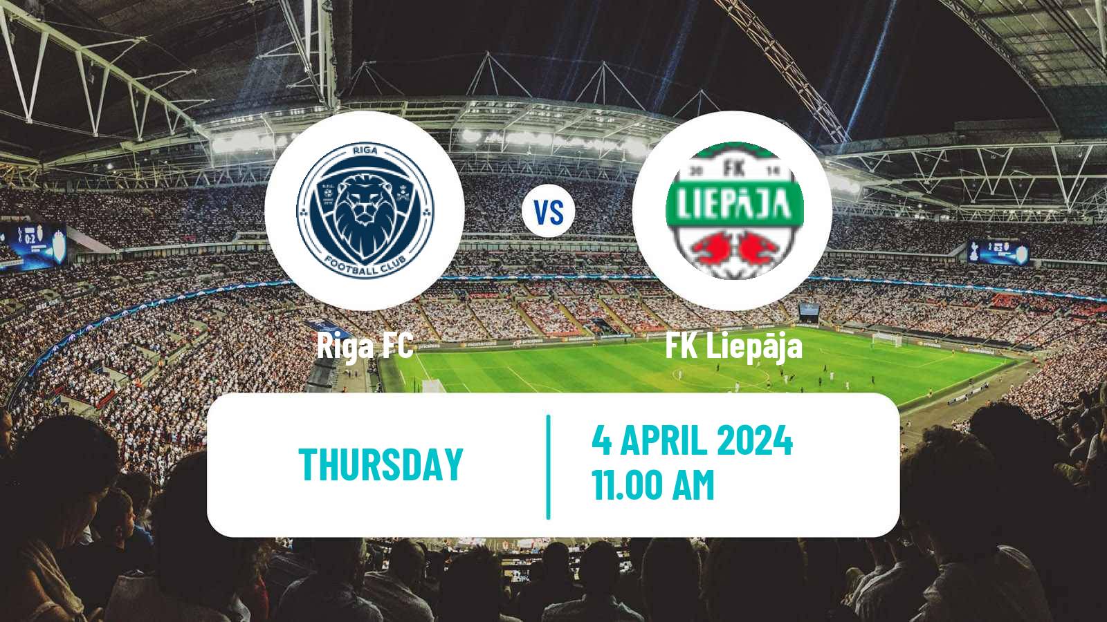 Soccer Latvian Virsliga Riga - Liepāja