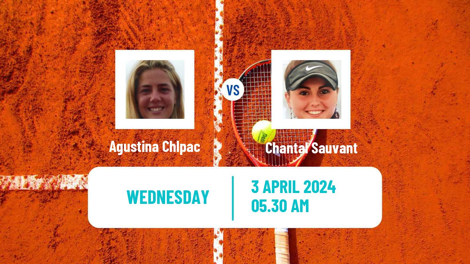Tennis ITF W15 Antalya 8 Women Agustina Chlpac - Chantal Sauvant