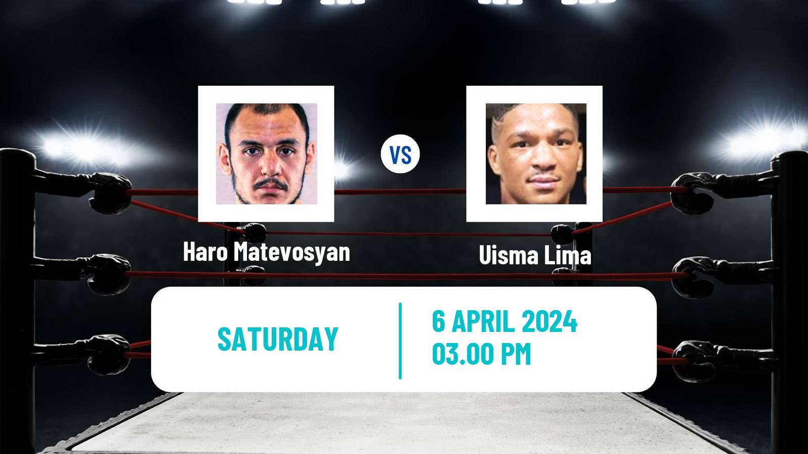 Boxing Super Welterweight IBF Inter Continental Title Men Haro Matevosyan - Uisma Lima
