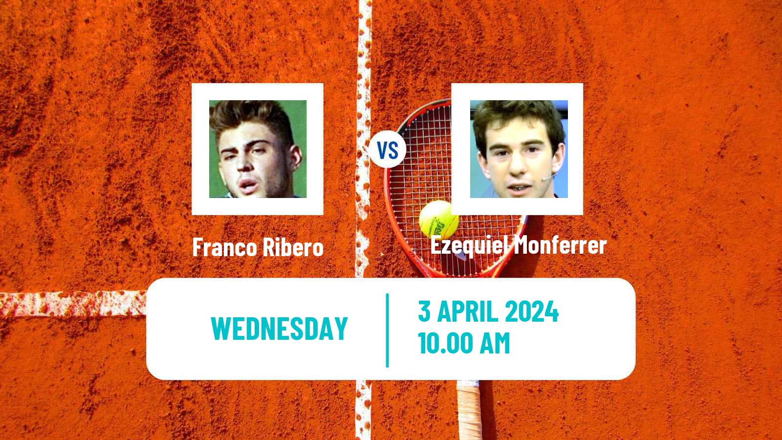 Tennis ITF M15 Bragado 2 Men Franco Ribero - Ezequiel Monferrer