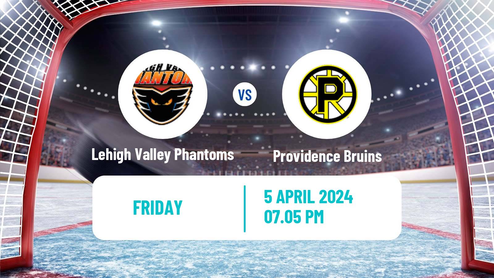Hockey AHL Lehigh Valley Phantoms - Providence Bruins