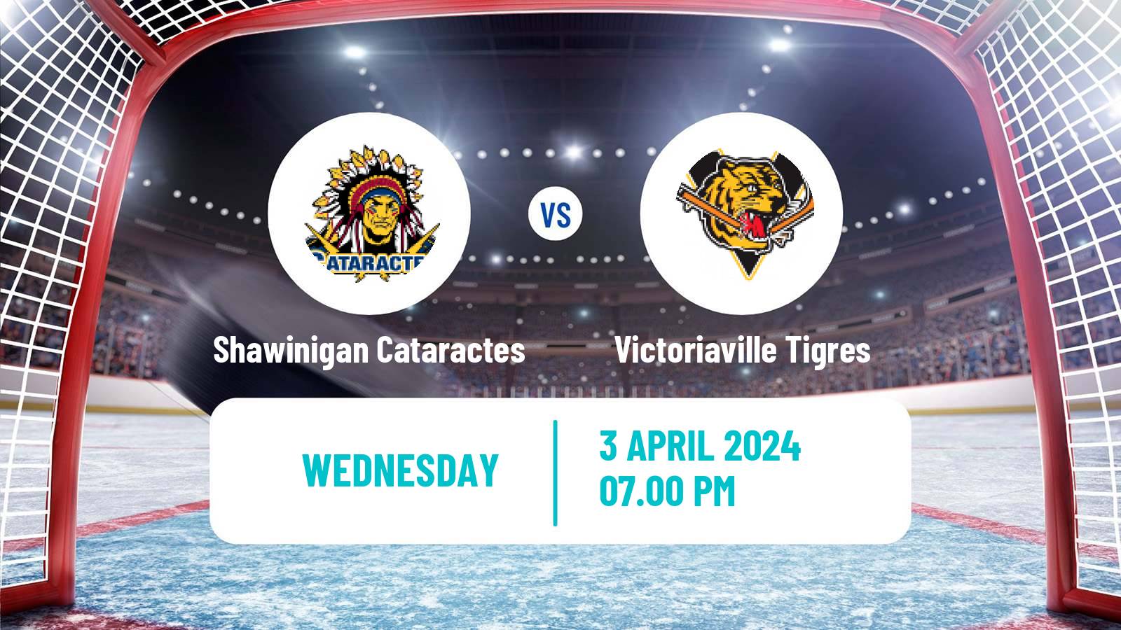 Hockey QMJHL Shawinigan Cataractes - Victoriaville Tigres