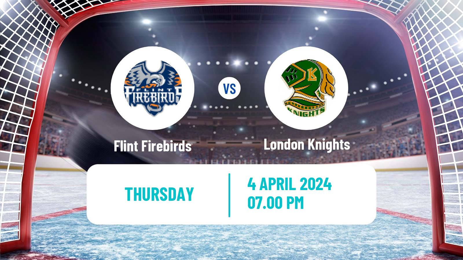 Hockey OHL Flint Firebirds - London Knights
