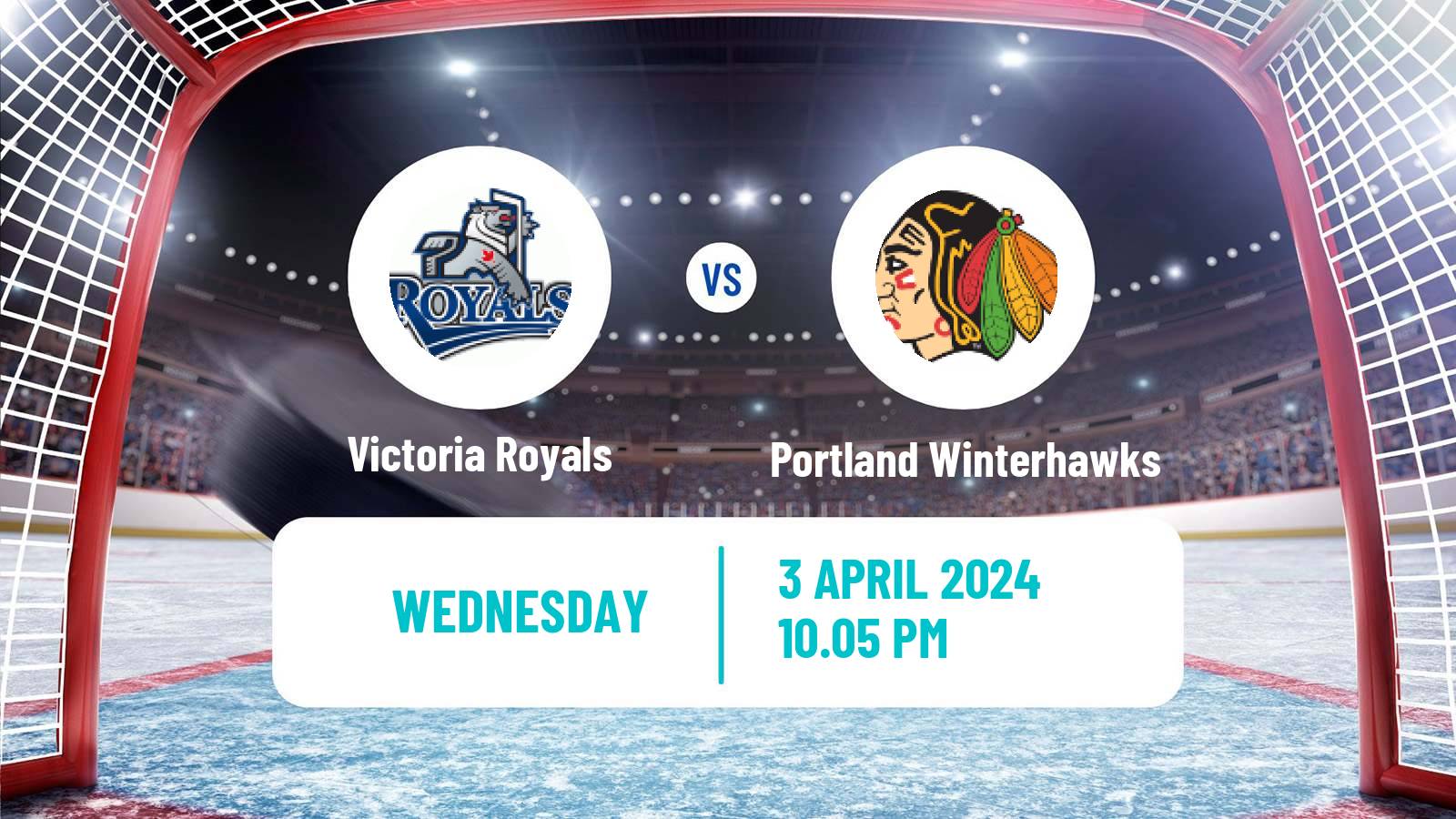 Hockey WHL Victoria Royals - Portland Winterhawks