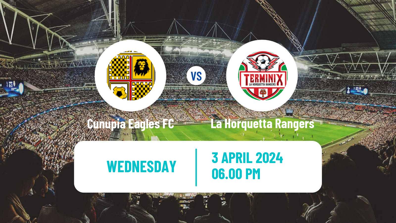 Soccer Trinidad and Tobago Premier League Cunupia Eagles FC - La Horquetta Rangers