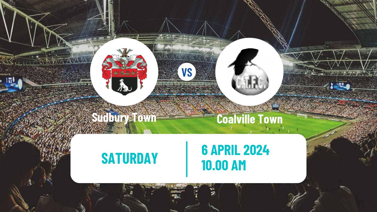 Soccer English Southern League Central Division Sudbury Town - Coalville Town