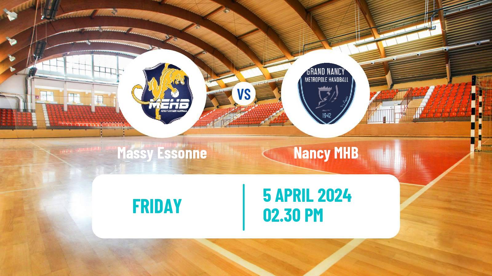 Handball French Proligue Handball Massy Essonne - Nancy