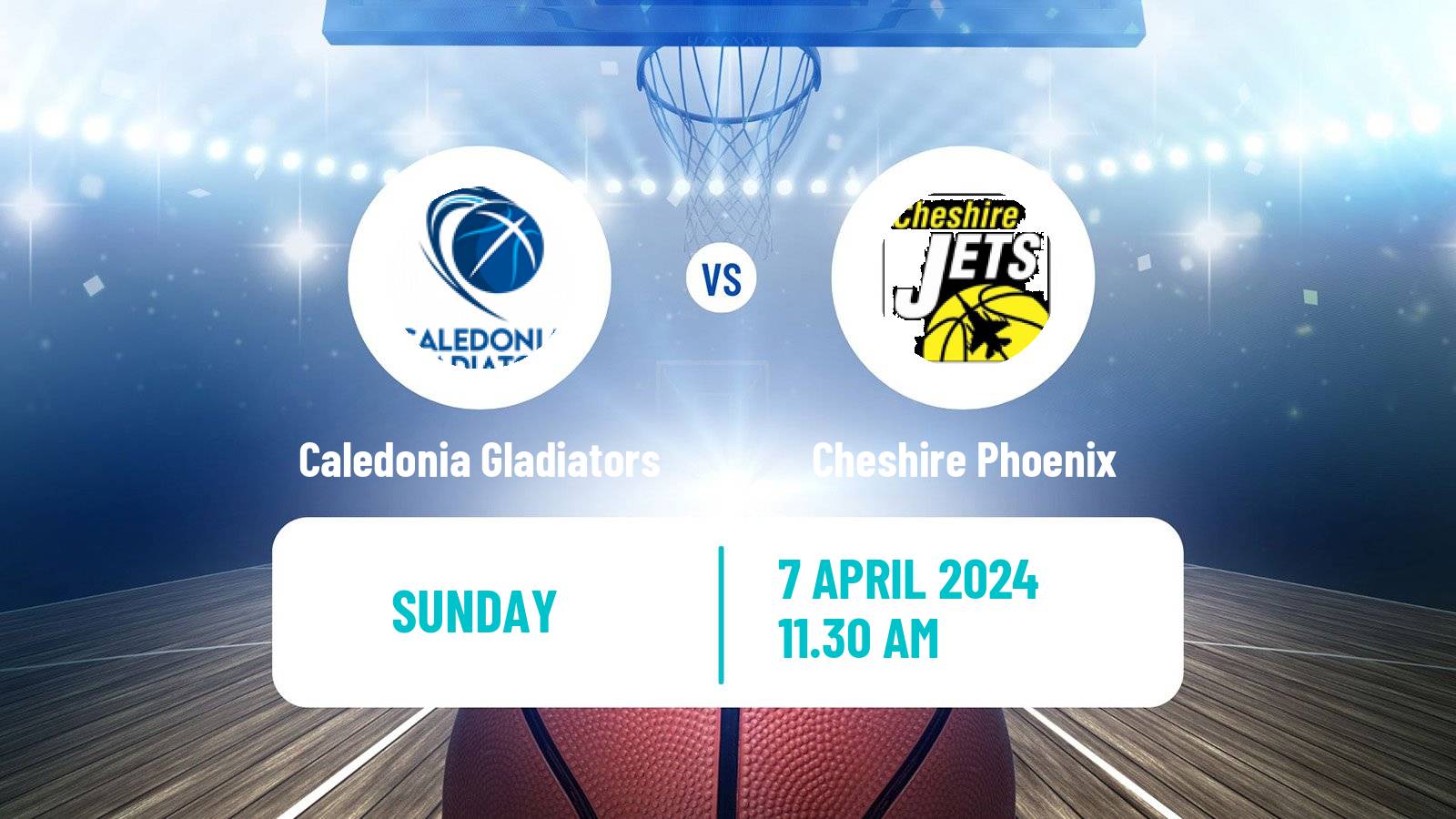 Basketball British Basketball League Caledonia Gladiators - Cheshire Phoenix