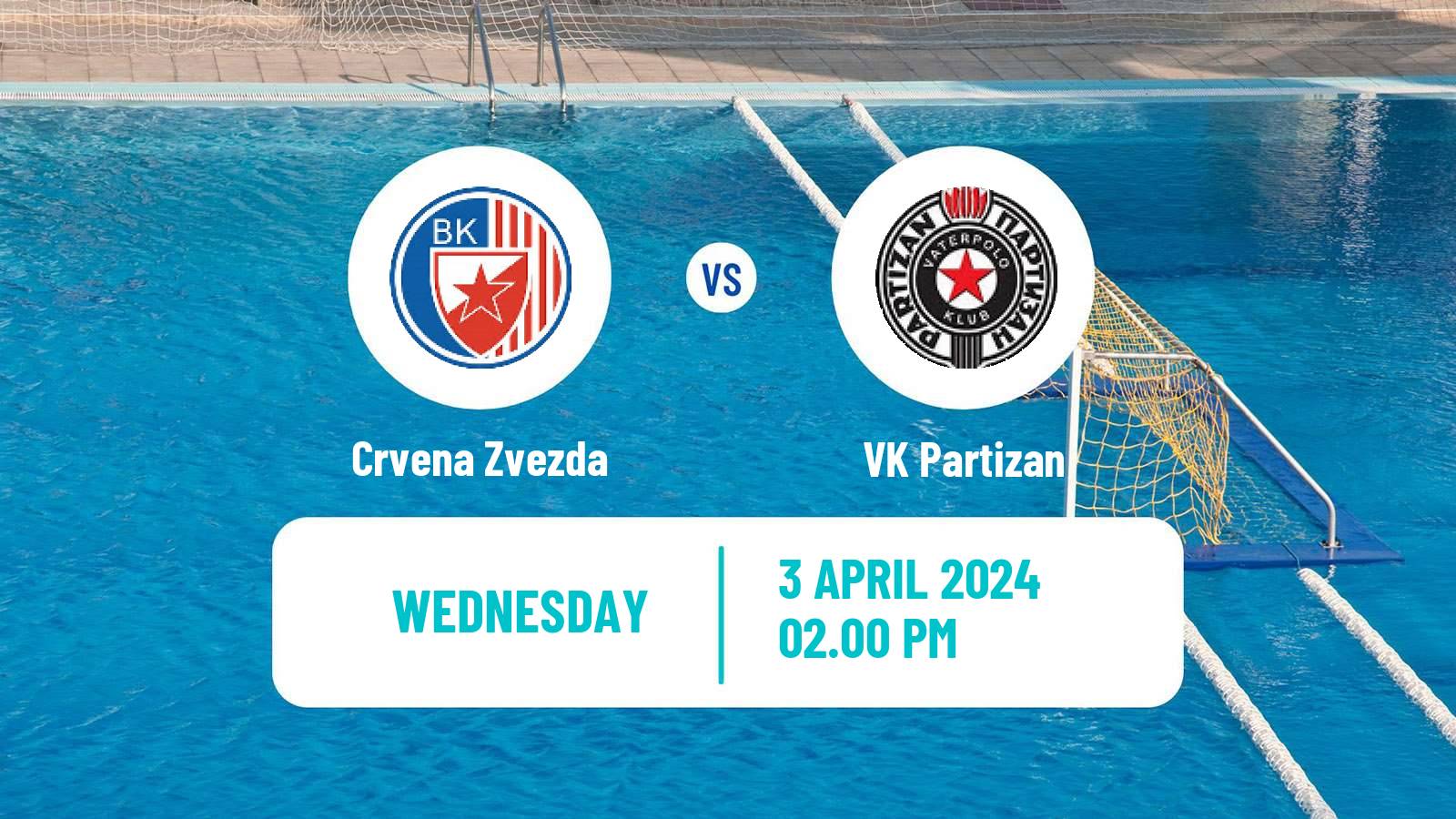 Water polo Serbian Super Liga Water Polo Crvena Zvezda - Partizan