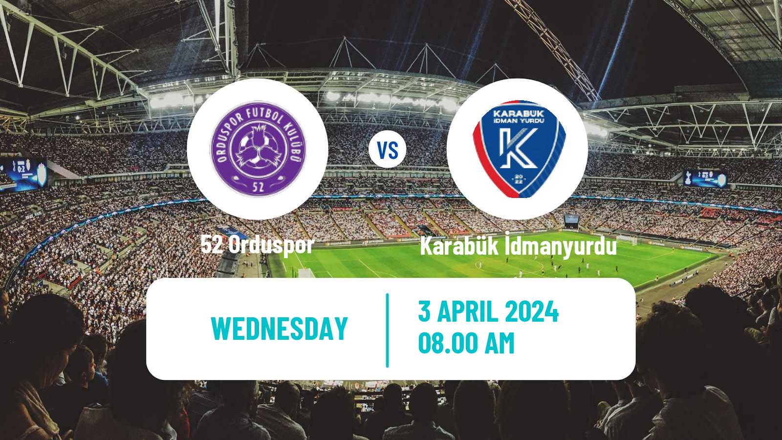 Soccer Turkish 3 Lig Group 1 52 Orduspor - Karabük İdmanyurdu