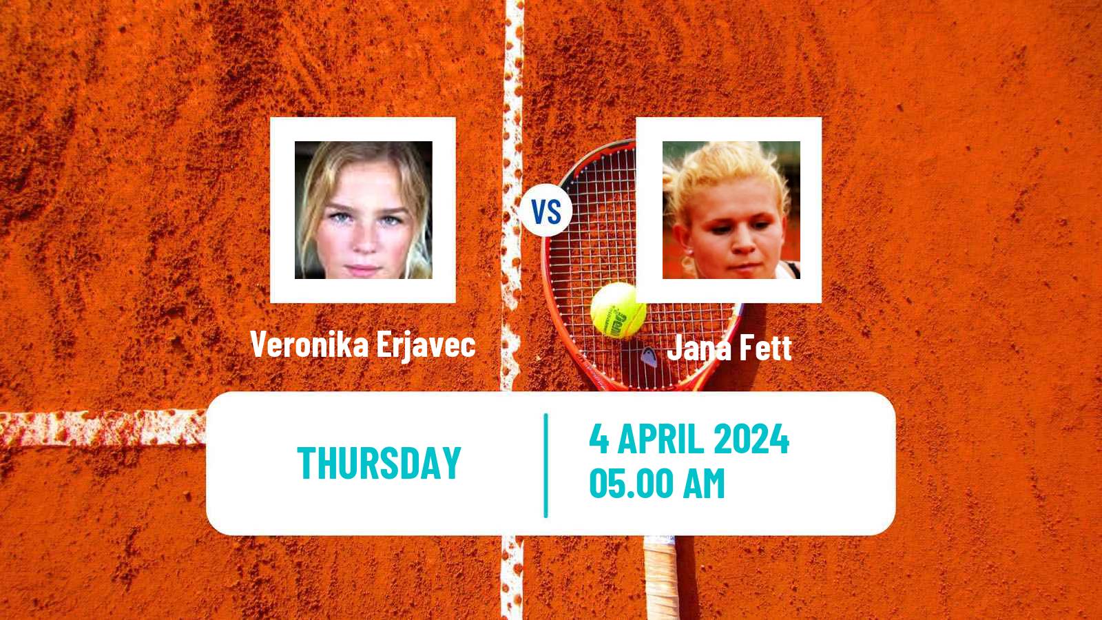Tennis ITF W75 Split Women Veronika Erjavec - Jana Fett