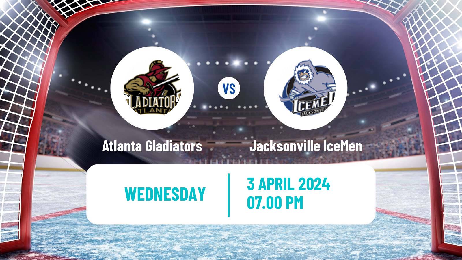 Hockey ECHL Atlanta Gladiators - Jacksonville IceMen