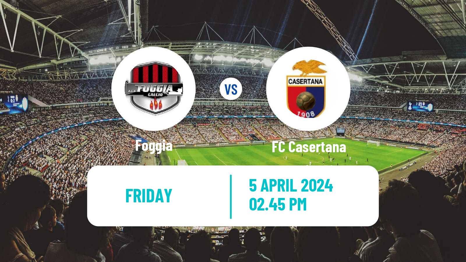 Soccer Italian Serie C Group C Foggia - Casertana