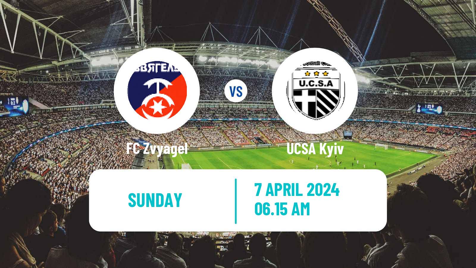 Soccer Ukrainian Druha Liga Zvyagel - UCSA