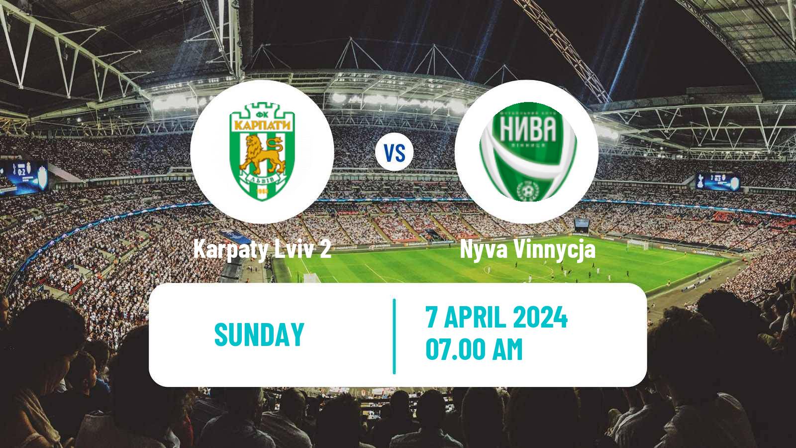 Soccer Ukrainian Druha Liga Karpaty Lviv 2 - Nyva Vinnycja