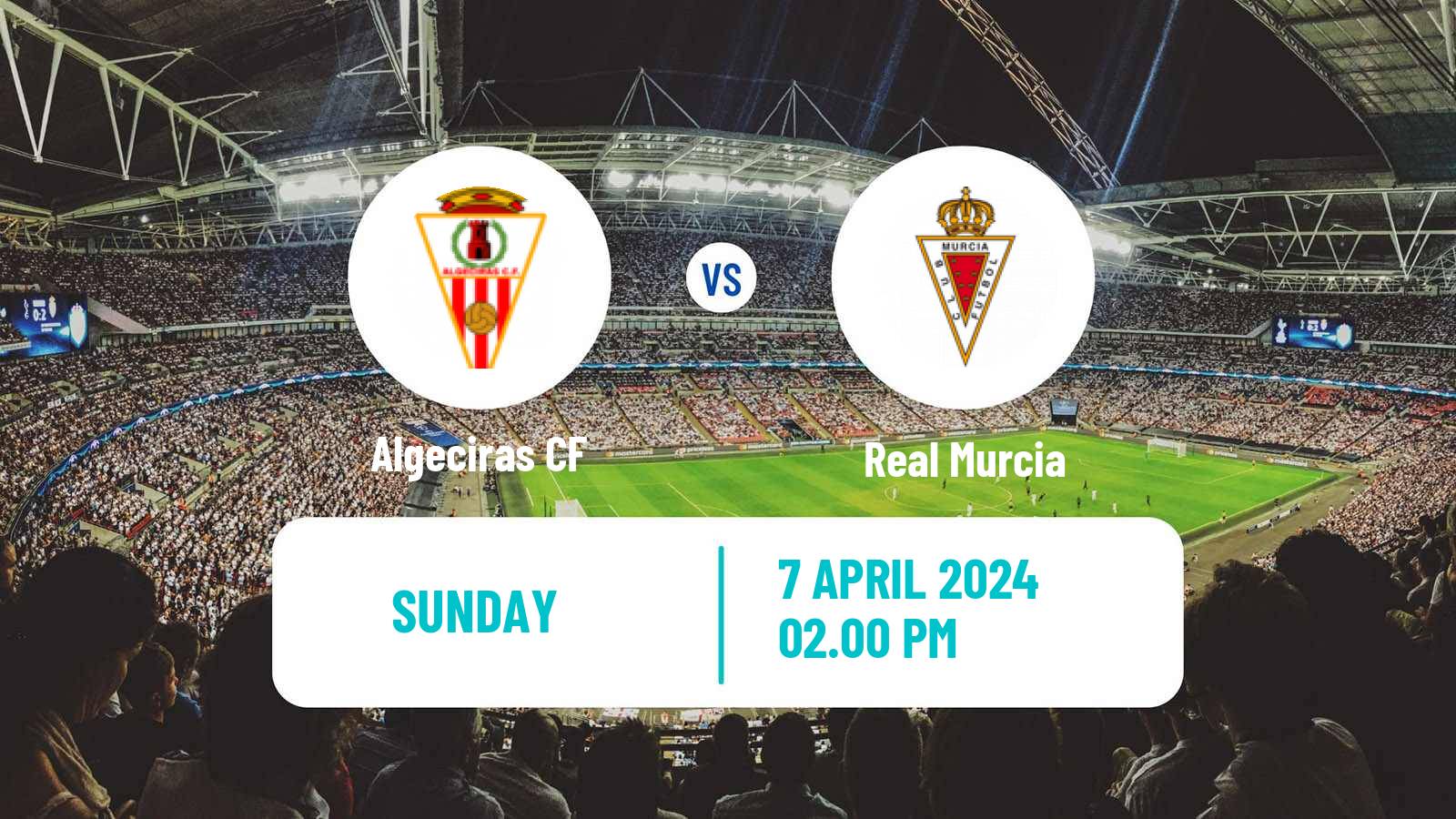 Soccer Spanish Primera RFEF Group 2 Algeciras - Real Murcia