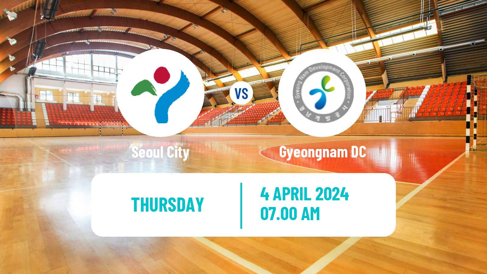 Handball South Korean 1st League Handball Women Seoul City - Gyeongnam DC