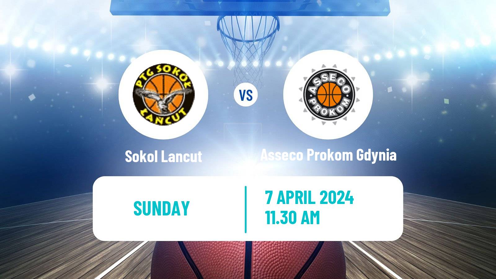 Basketball Polish Basket Liga Sokol Lancut - Asseco Prokom Gdynia