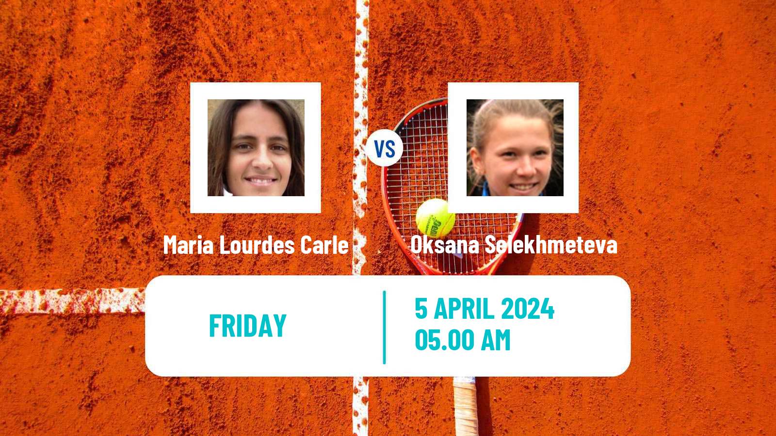 Tennis La Bisbal D Emporda Challenger Women Maria Lourdes Carle - Oksana Selekhmeteva