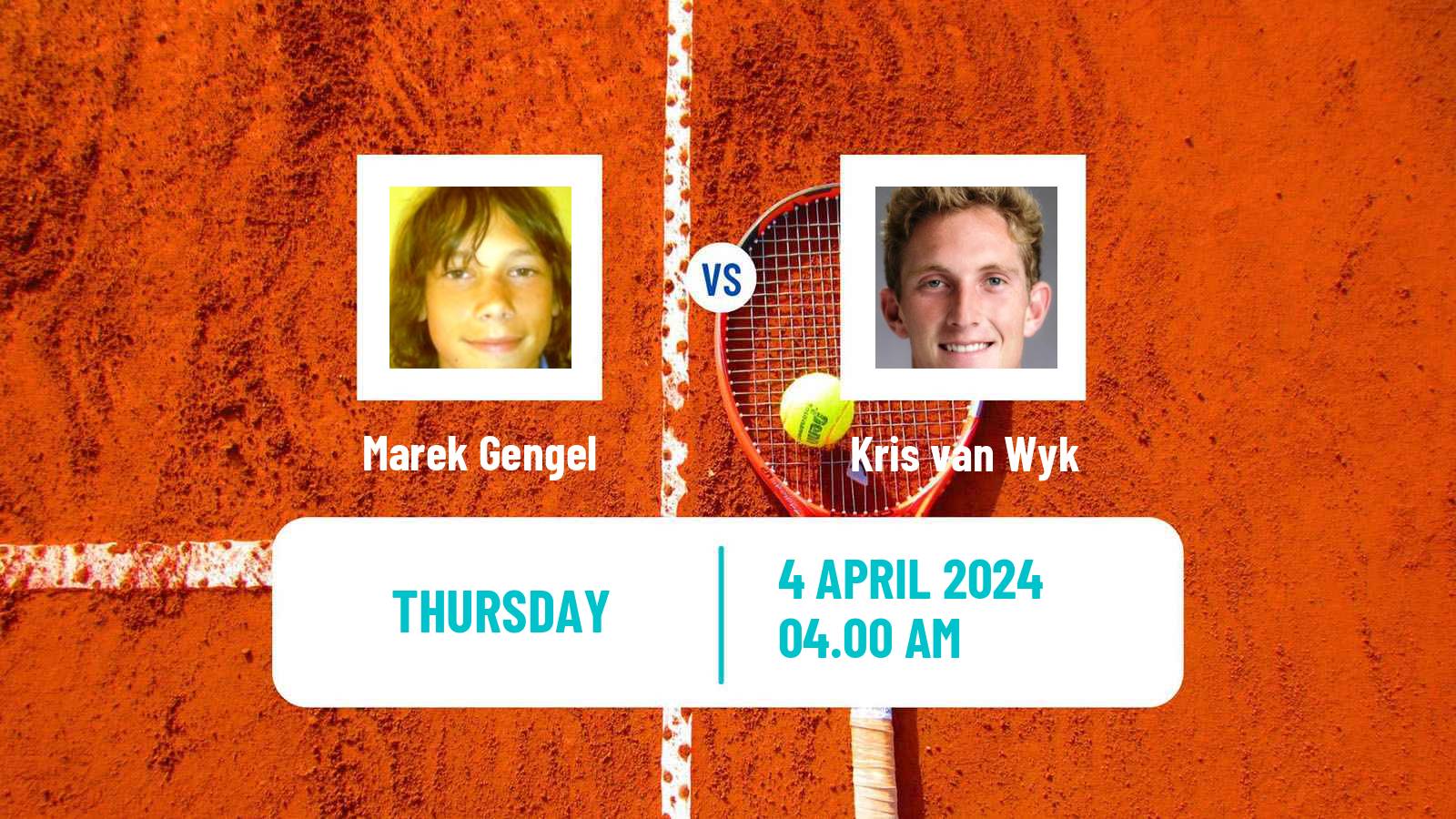 Tennis ITF M25 Sharm Elsheikh Men Marek Gengel - Kris van Wyk