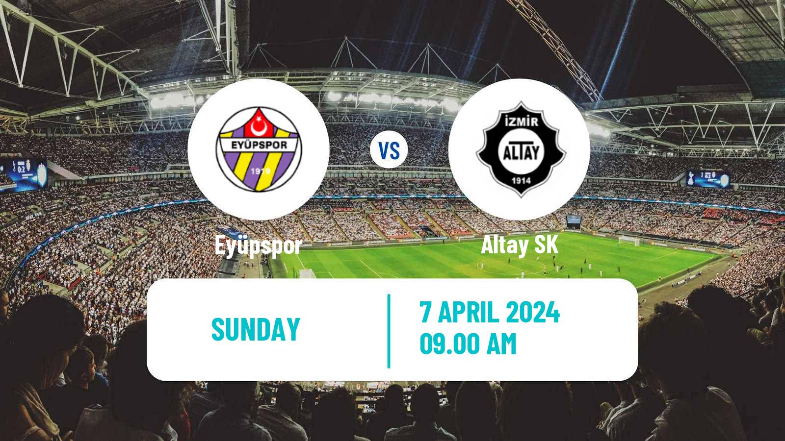Soccer Turkish First League Eyüpspor - Altay