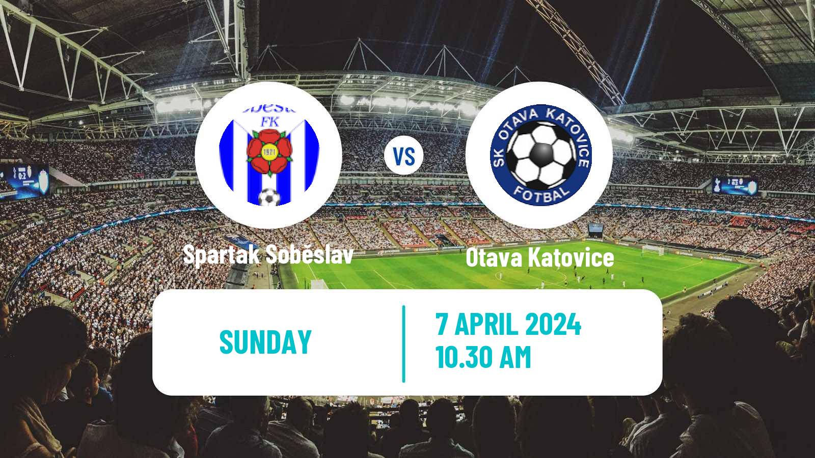 Soccer Czech Division A Spartak Soběslav - Otava Katovice