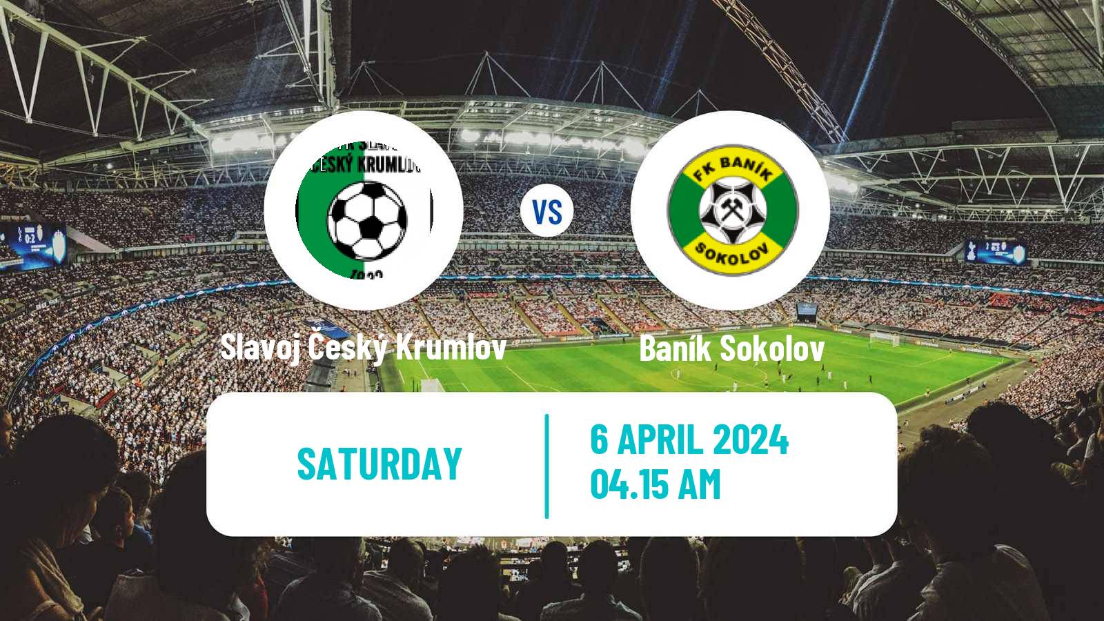 Soccer Czech Division A Slavoj Český Krumlov - Baník Sokolov