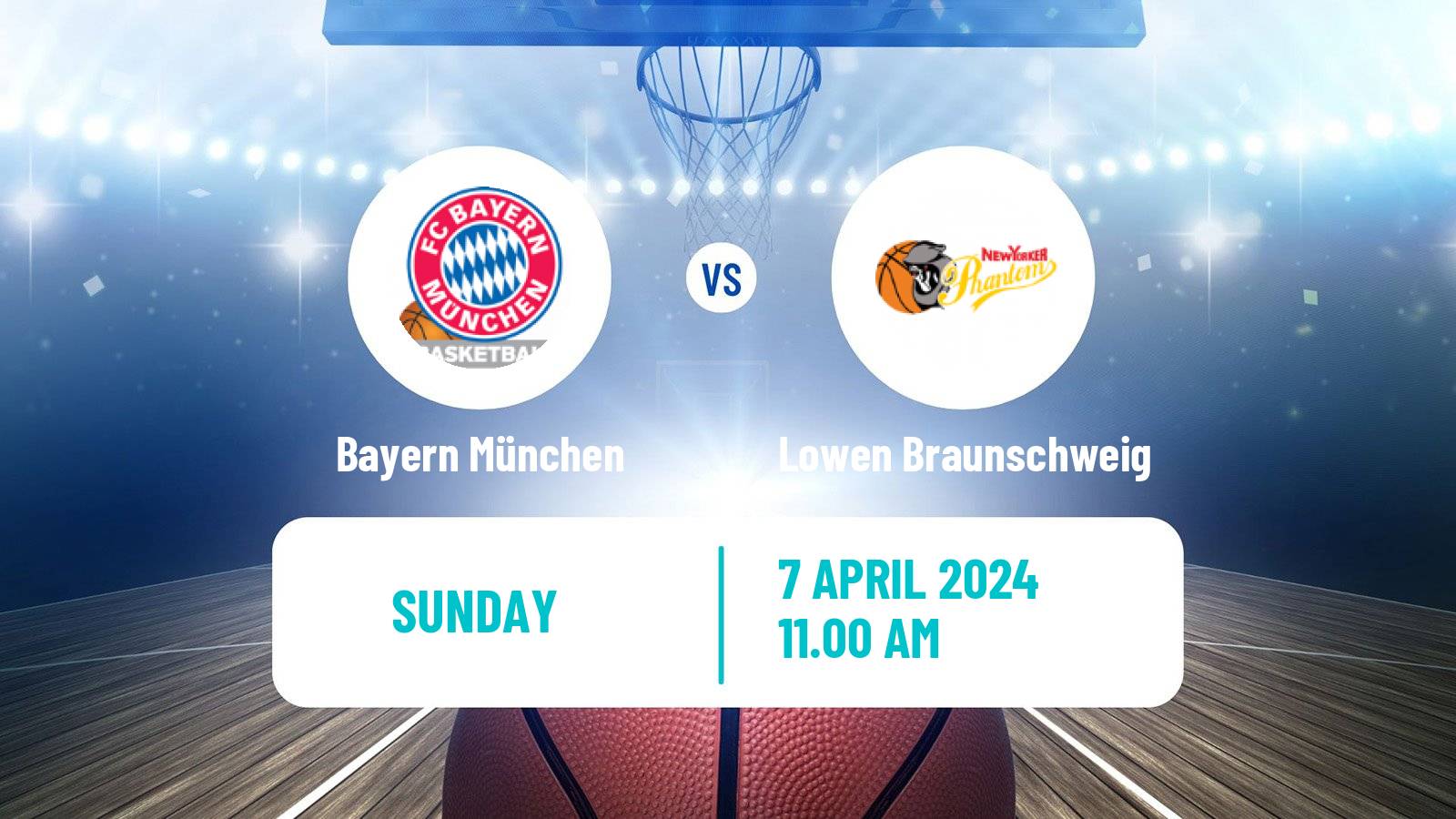 Basketball German BBL Bayern München - Lowen Braunschweig