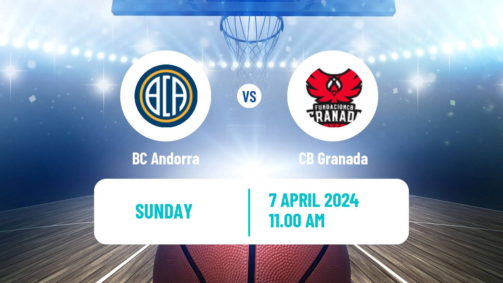 Basketball Spanish ACB League BC Andorra - Granada