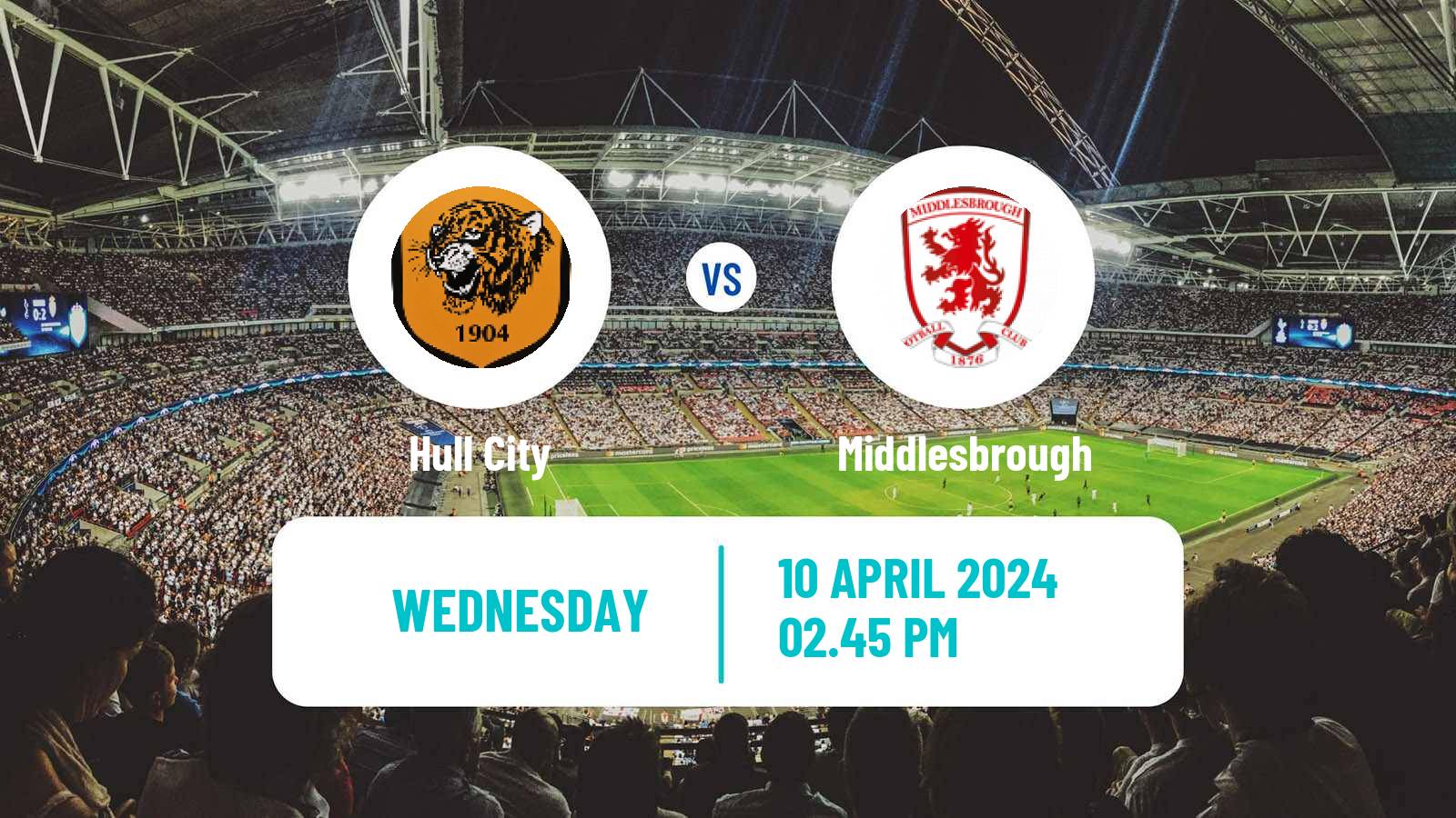 Soccer English League Championship Hull City - Middlesbrough