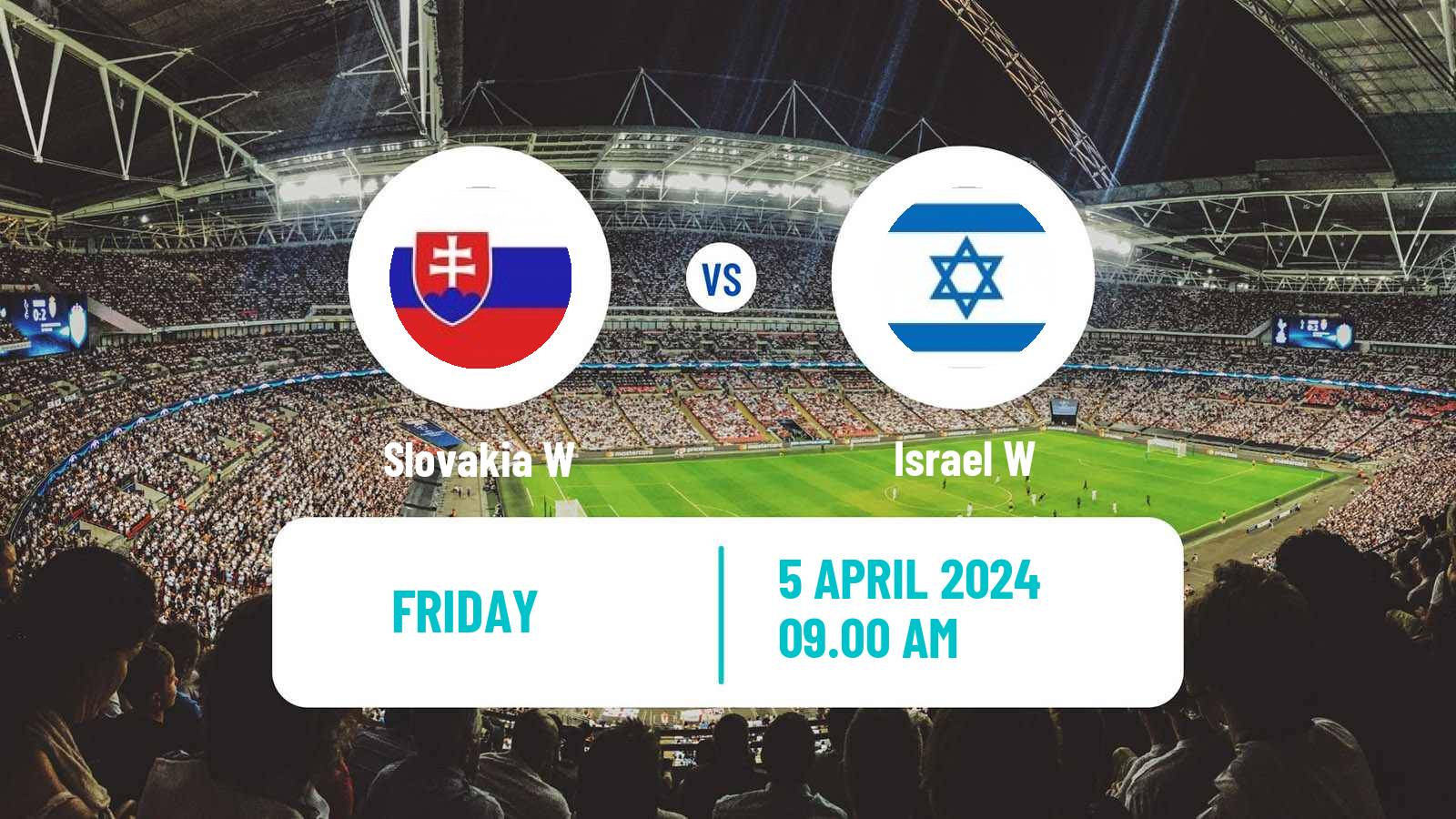 Soccer UEFA Euro Women Slovakia W - Israel W