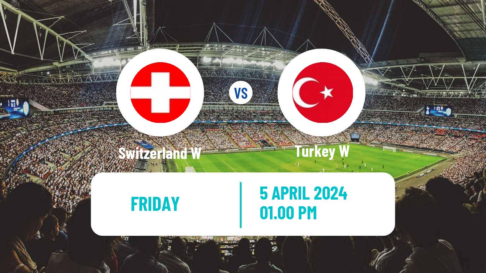 Soccer UEFA Euro Women Switzerland W - Turkey W