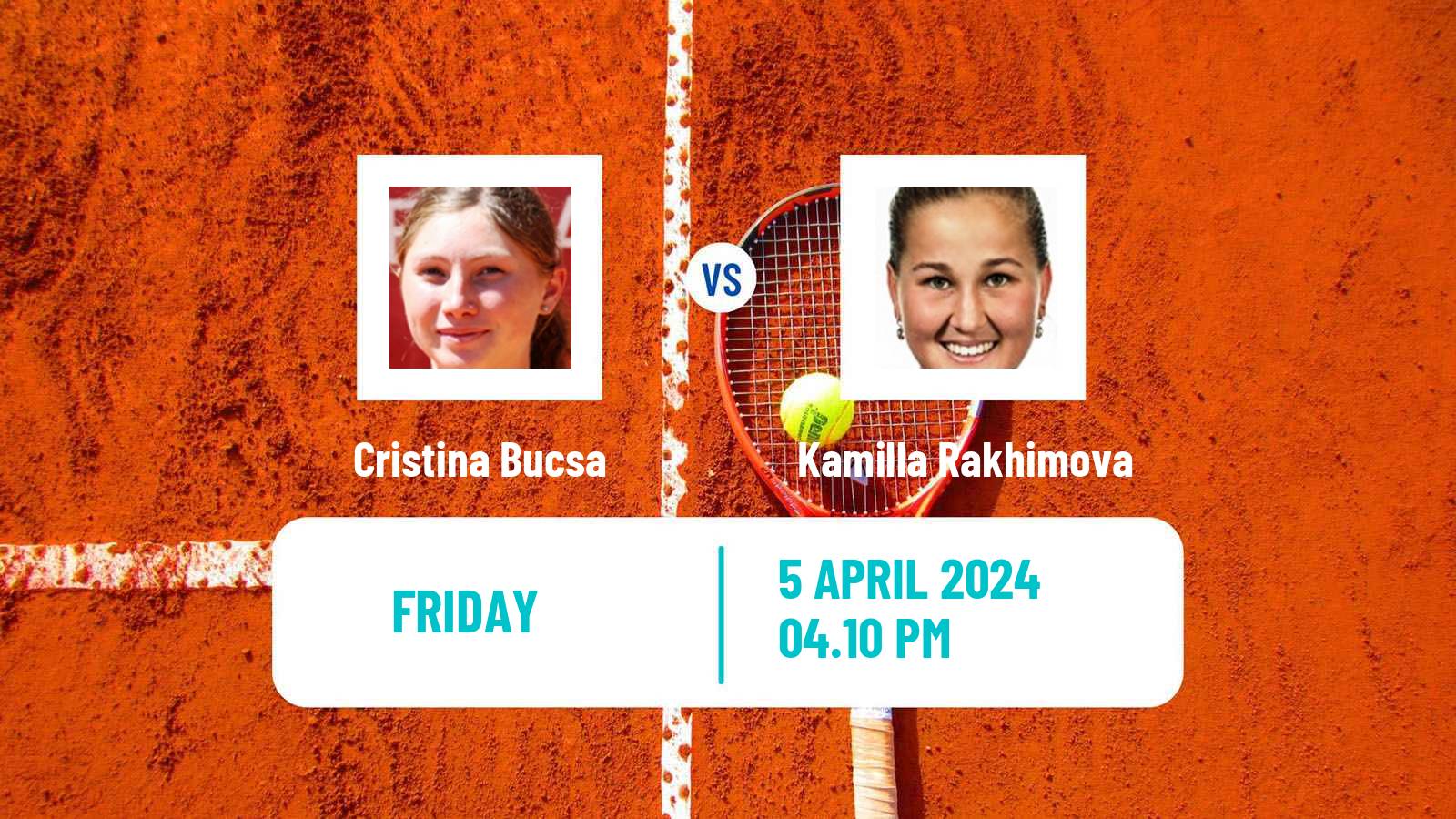 Tennis WTA Bogota Cristina Bucsa - Kamilla Rakhimova